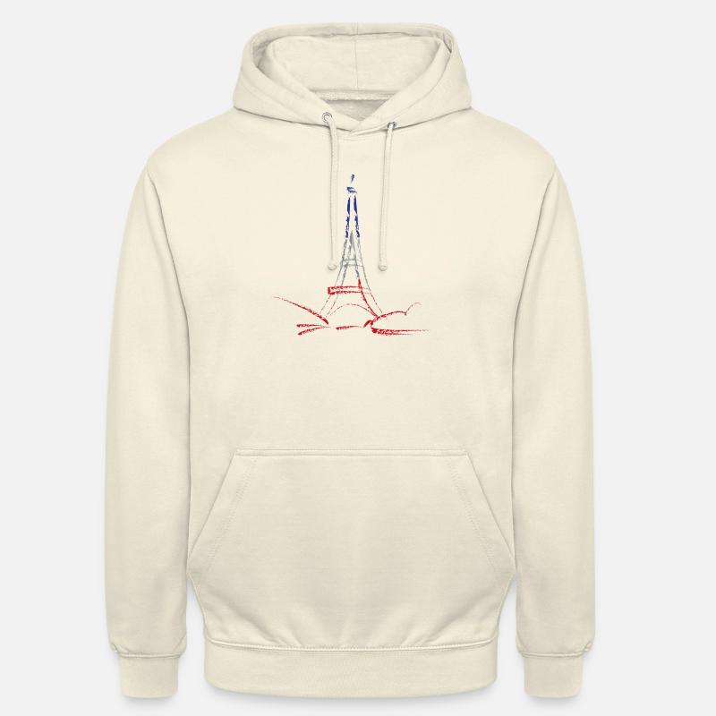 paris la tour eiffel - Unisex Hoodie - Vanille-Milchshake
