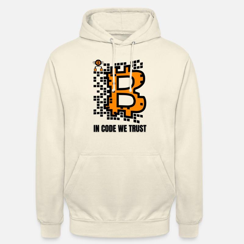 Bitcoin Krypto Kryptowährung Geschenkidee Crypto - Unisex Hoodie - Vanille-Milchshake