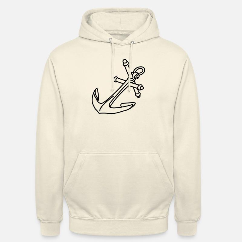 Anker - Unisex Hoodie - Vanille-Milchshake