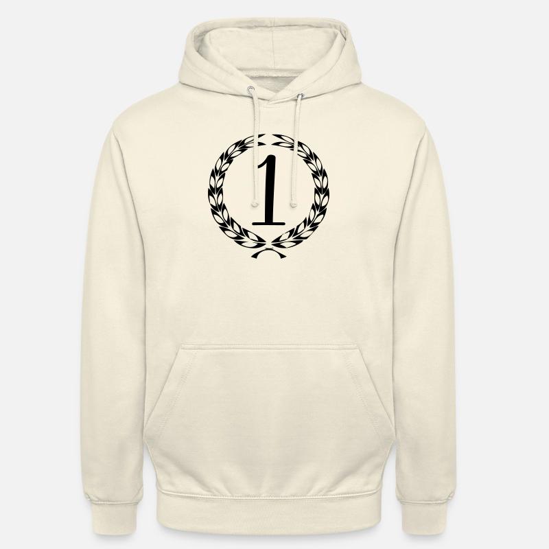 1 couronne - Sweat-shirt à capuche unisexe - vanille