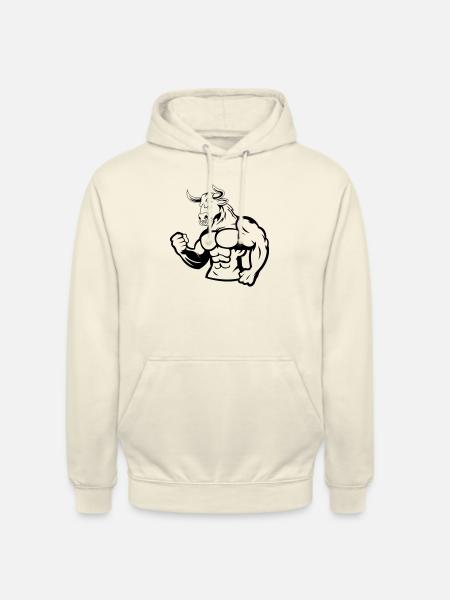 stier fitness - Unisex Hoodie - Vanille-Milchshake