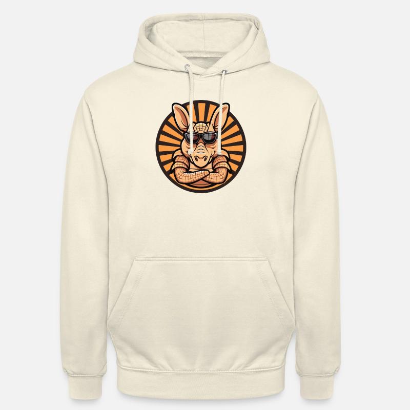 Gürteltier Cool Comic - Unisex Hoodie - Vanille-Milchshake