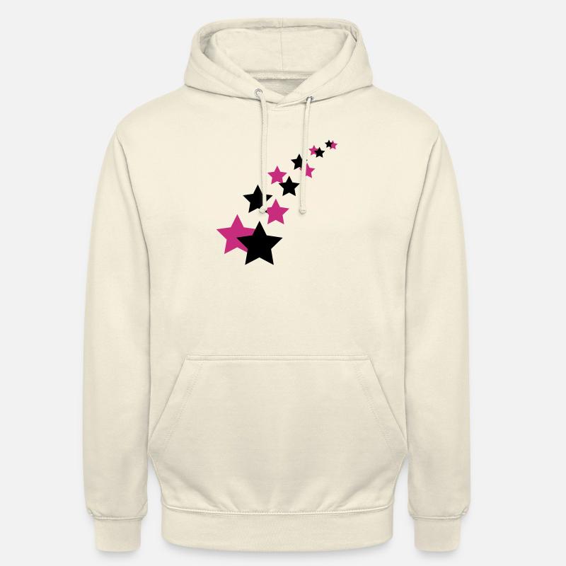 Star, les étoiles - Sweat-shirt à capuche unisexe - vanille