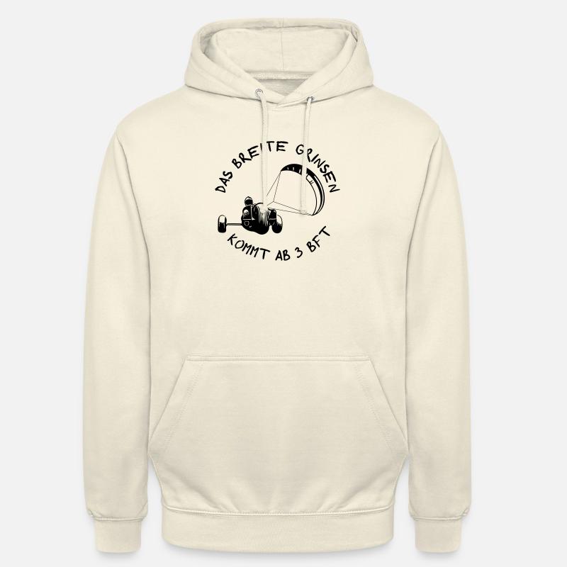 Kitebuggy et le grand sourire - Sweat-shirt à capuche unisexe - vanille