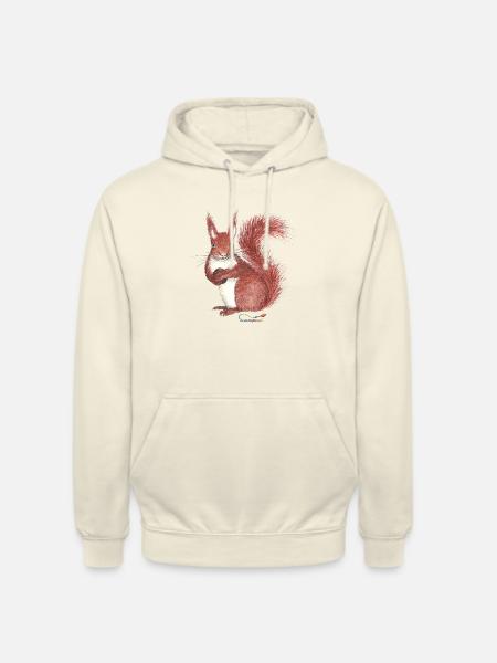 Squirrel - Unisex Hoodie - vanilla