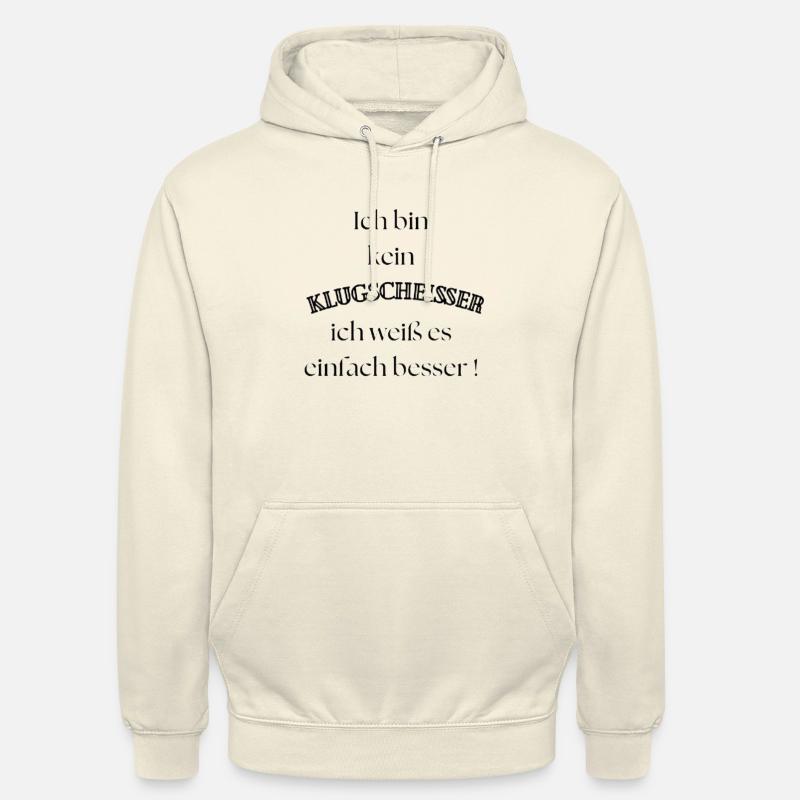 Klug transformed - Unisex Hoodie - Vanille-Milchshake