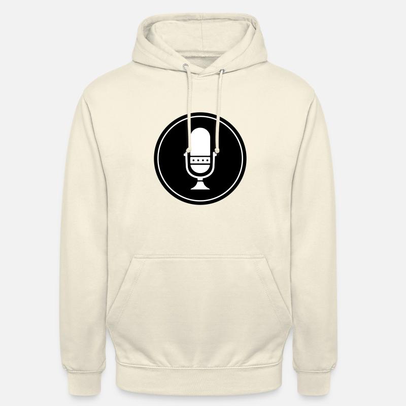 Podcast Mikrofon Symbol - Unisex Hoodie - Vanille-Milchshake