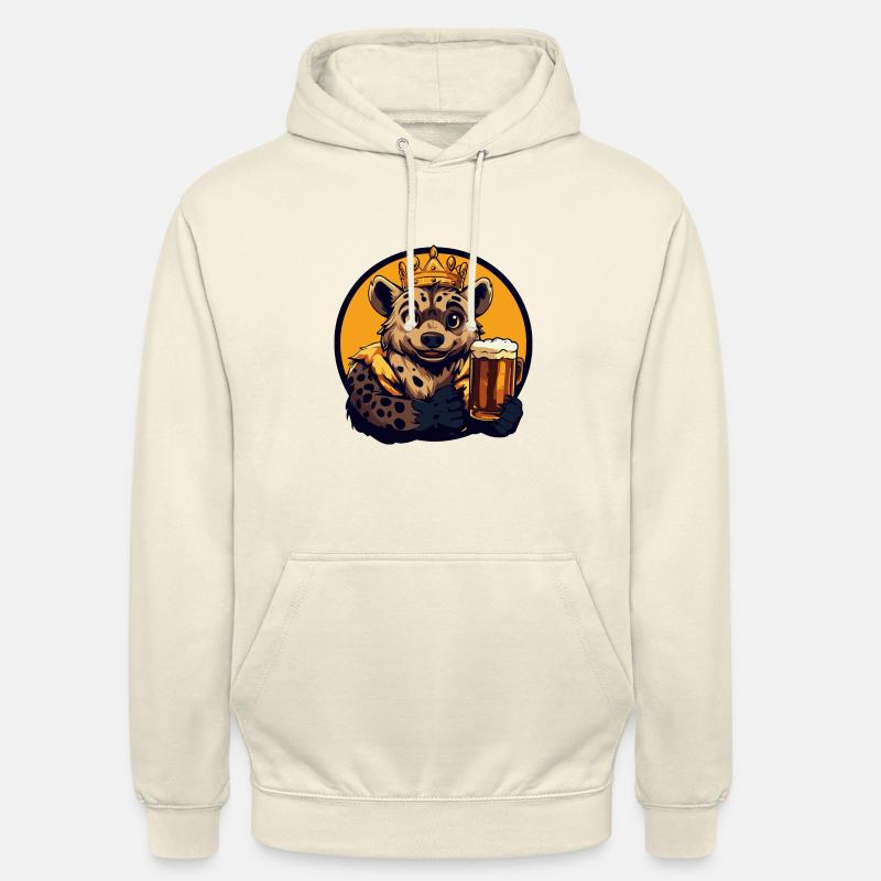 Hyäne Bier Comic - Unisex Hoodie - Vanille-Milchshake