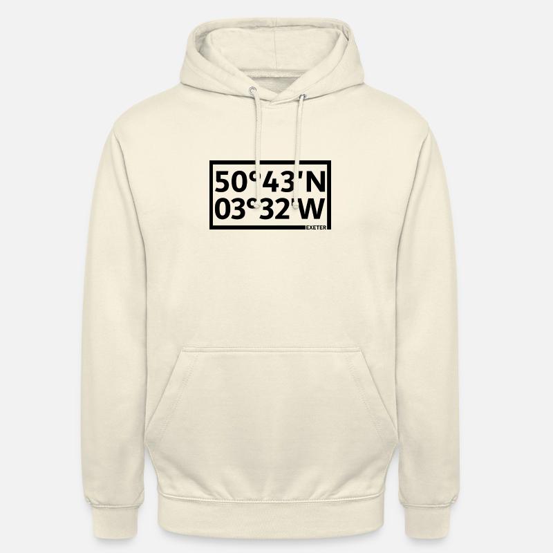 Exeter Coordinates - Unisex Hoodie - vanilla