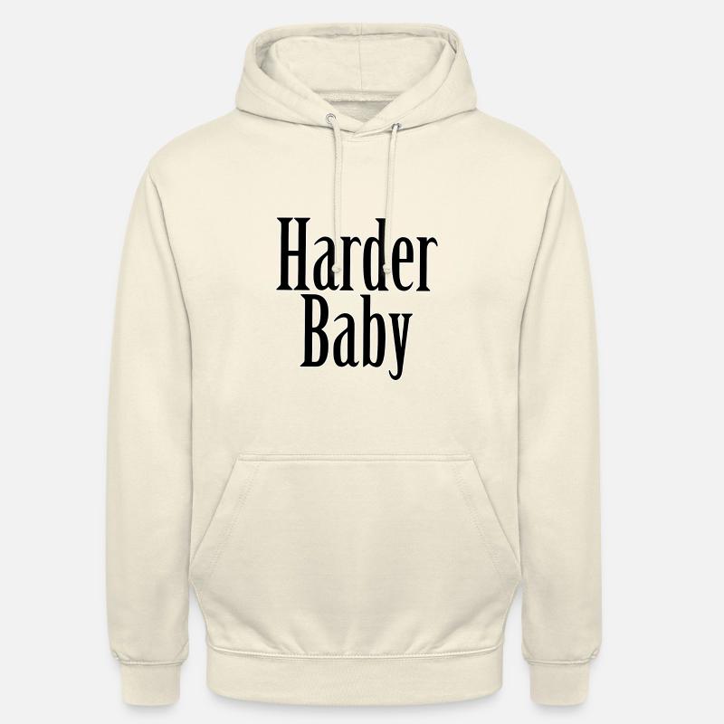 Bébé plus dur - Sweat-shirt à capuche unisexe - vanille