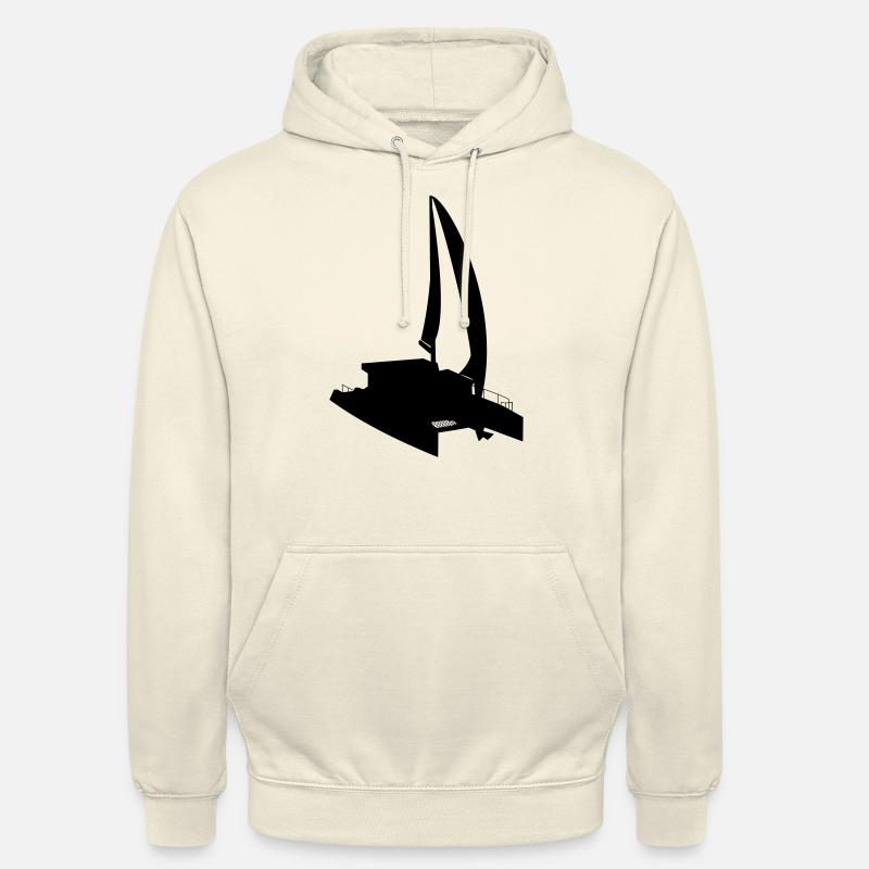 Vector Kat 3D - Unisex Hoodie - Vanille-Milchshake