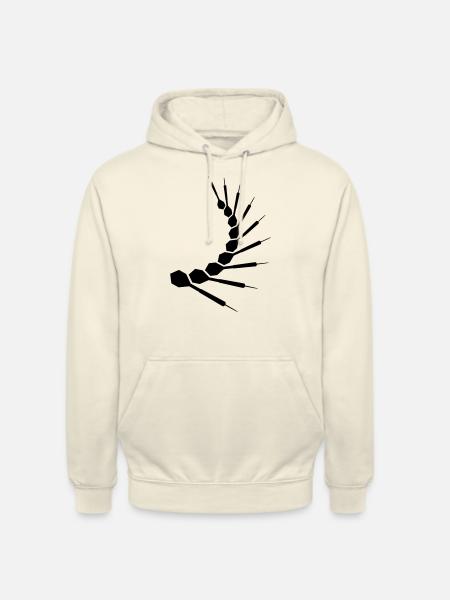 Dart Pattern - Unisex Hoodie - Vanille-Milchshake