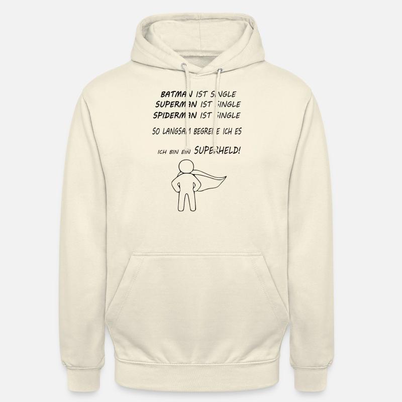 Ich bin ein Superheld! - Unisex Hoodie - Vanille-Milchshake