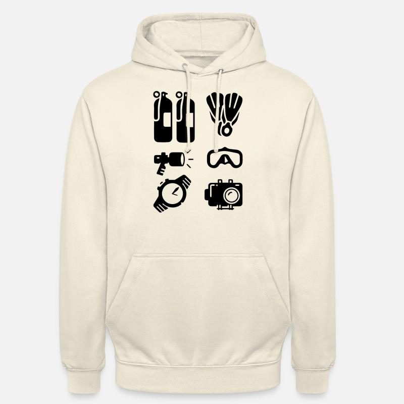Diving Dive Dive - Unisex Hoodie - vanilla