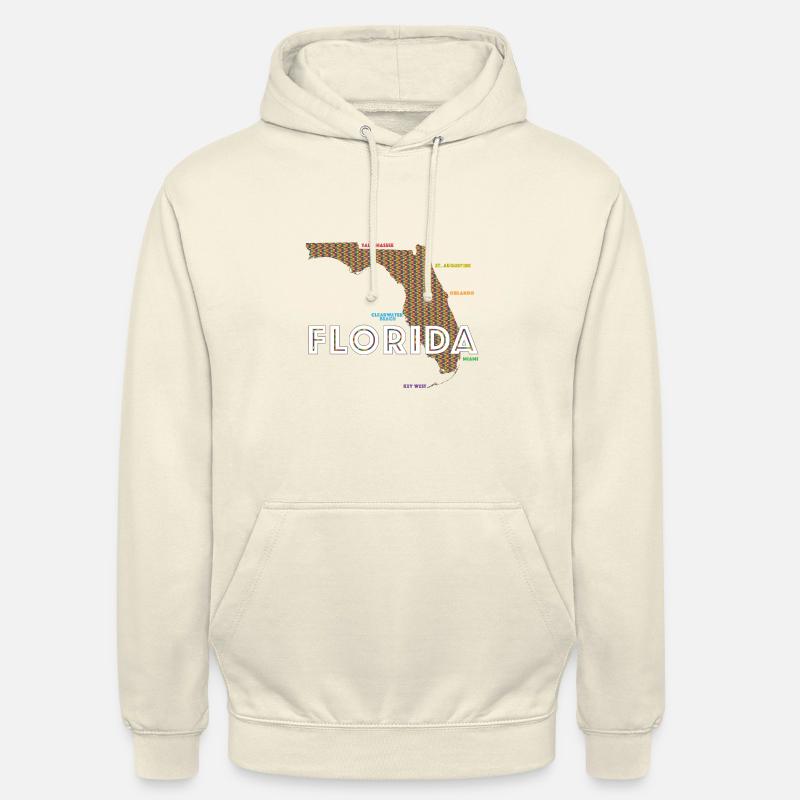 Fierté de Floride - Sweat-shirt à capuche unisexe - vanille
