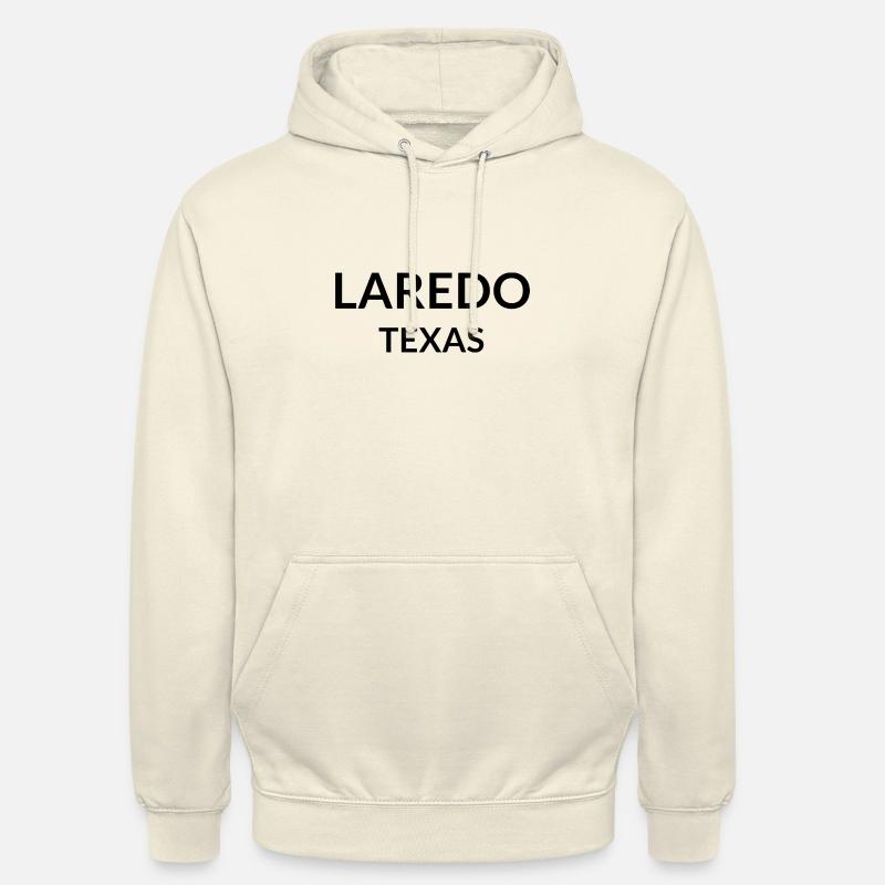 Laredo, Texas, États-Unis - Sweat-shirt à capuche unisexe - vanille