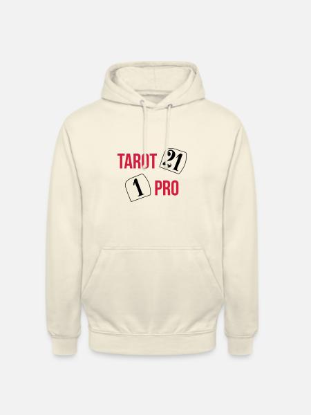 Tarot Pro - Sweat-shirt à capuche unisexe - vanille