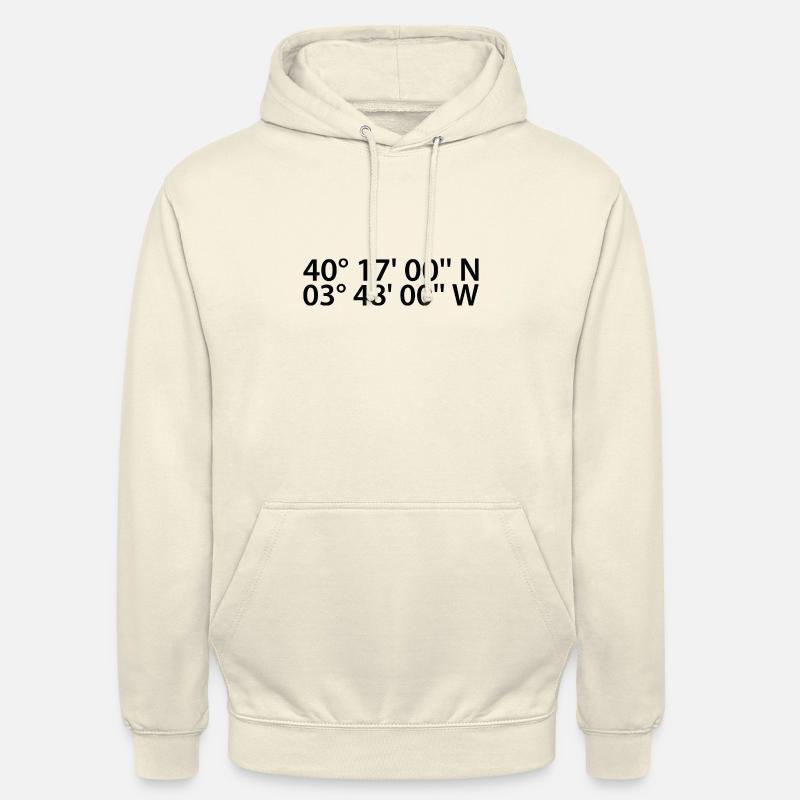 Fuenlabrada Coordinates - Unisex Hoodie - vanilla