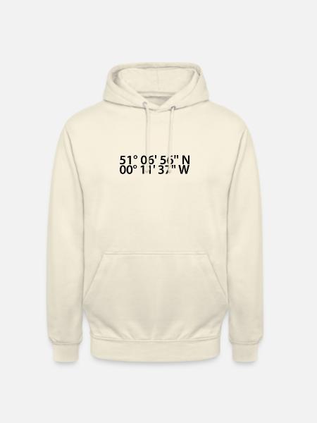 Crawley coordinates - Unisex Hoodie - vanilla
