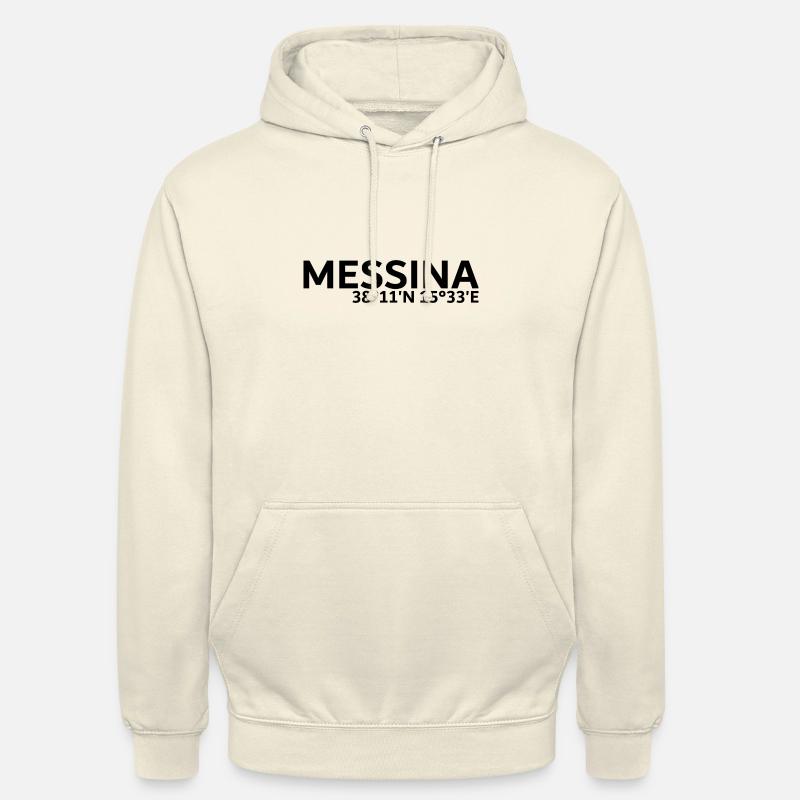 Coordonnées de Messine - Sweat-shirt à capuche unisexe - vanille