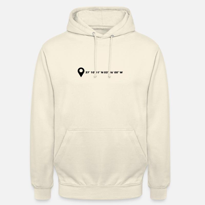 Granada coordinates - Unisex Hoodie - vanilla