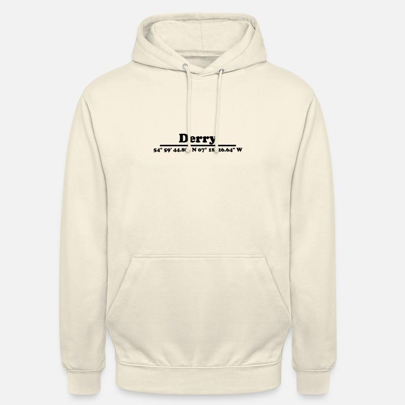 Coordonnées de Derry - Sweat-shirt à capuche unisexe - vanille