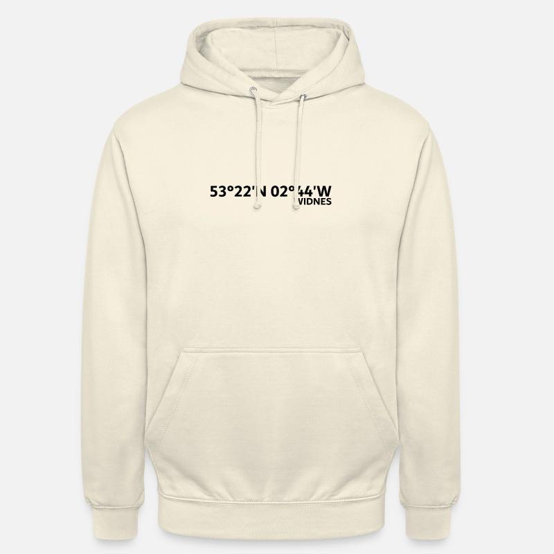 Coordonnées de Widnes - Sweat-shirt à capuche unisexe - vanille