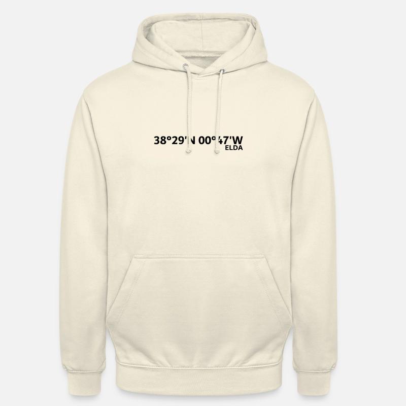 Coordonnées Elda - Sweat-shirt à capuche unisexe - vanille