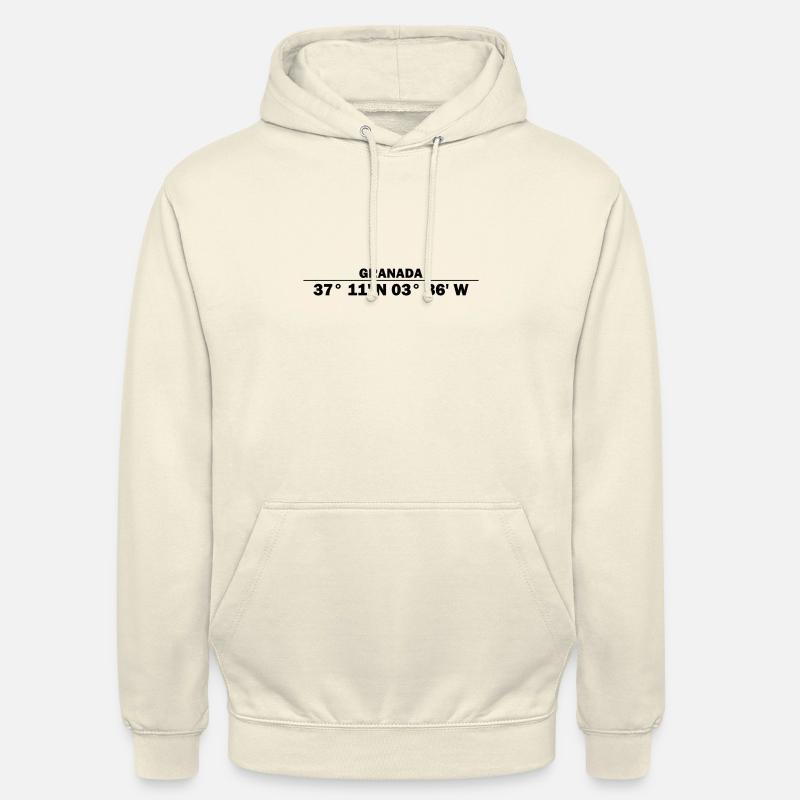 Granada coordinates - Unisex Hoodie - vanilla