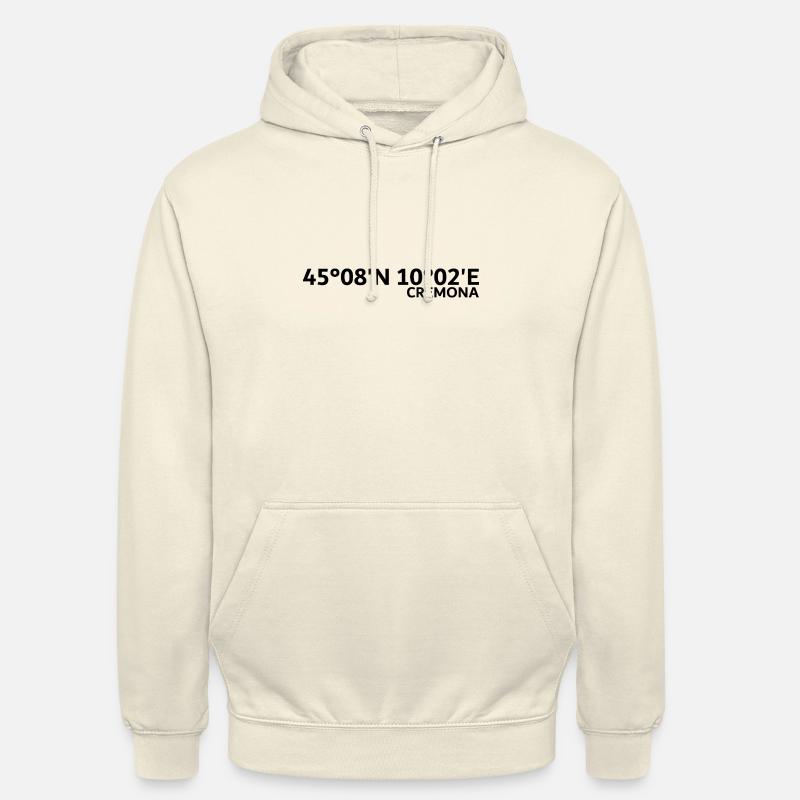 Coordonnées de Crémone - Sweat-shirt à capuche unisexe - vanille