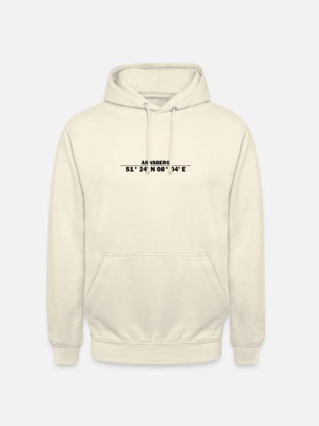Arnsberg coordinates - Unisex Hoodie - vanilla