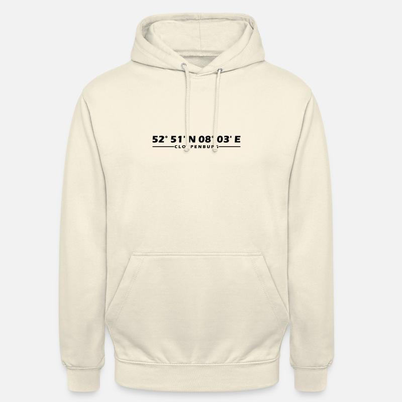 Coordonnées de Cloppenburg - Sweat-shirt à capuche unisexe - vanille