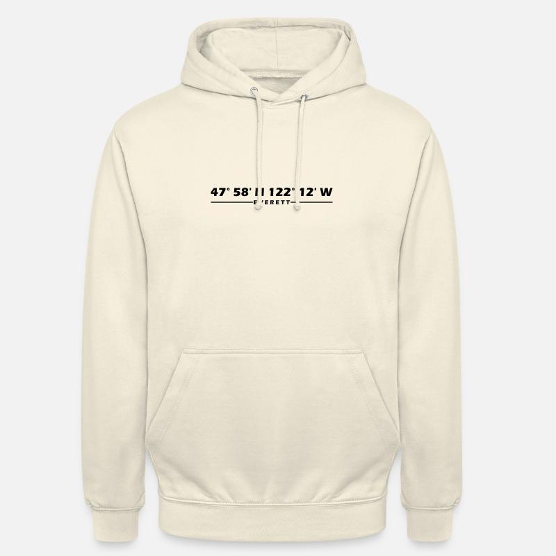 Coordonnées Everett - Sweat-shirt à capuche unisexe - vanille