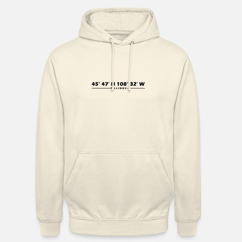 Coordonnées de facturation - Sweat-shirt à capuche unisexe - vanille