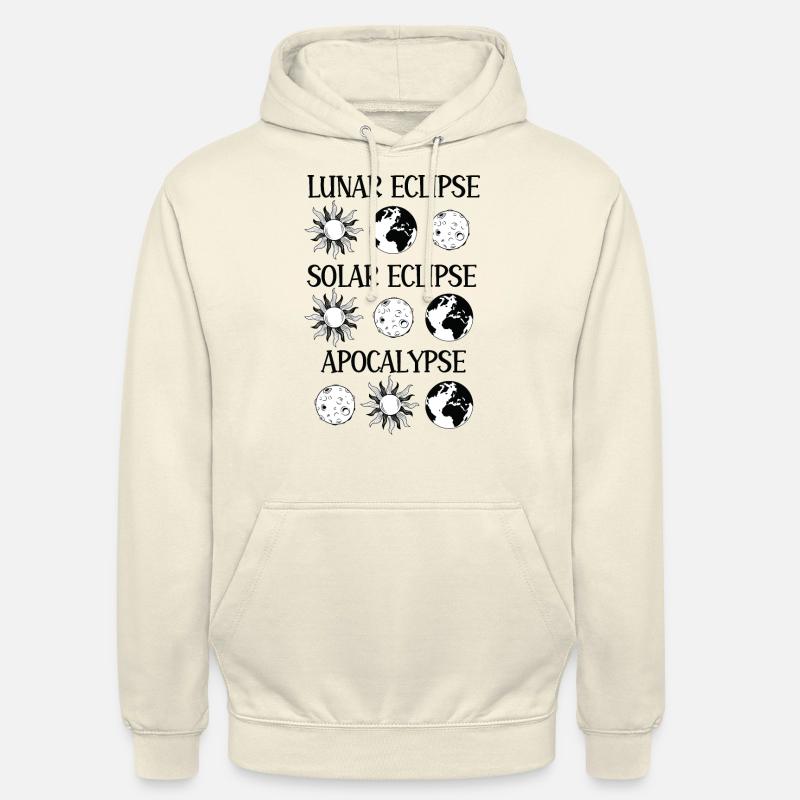 Éclipse lunaire Éclipse solaire Apocalypse - Sweat-shirt à capuche unisexe - vanille
