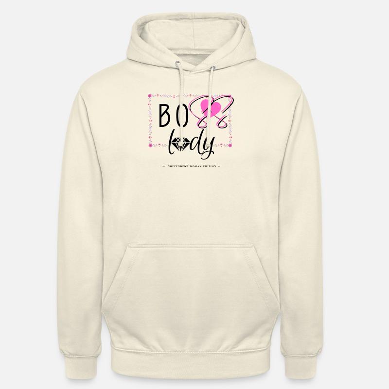 Lady Boss - Sweat-shirt à capuche unisexe - vanille