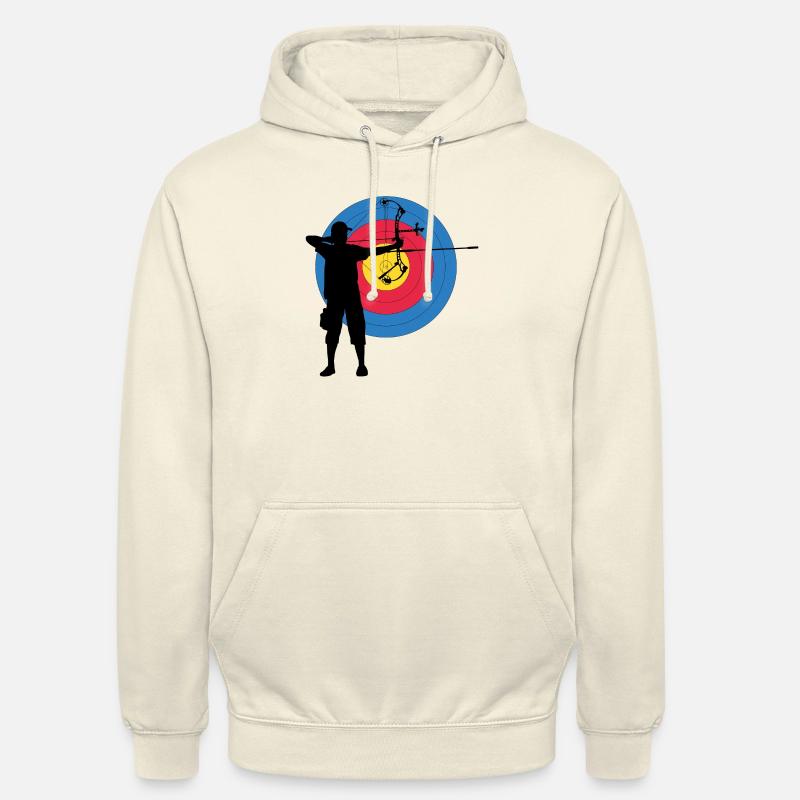 ArcLab CompoundTargetArcher - Sweat-shirt à capuche unisexe - vanille