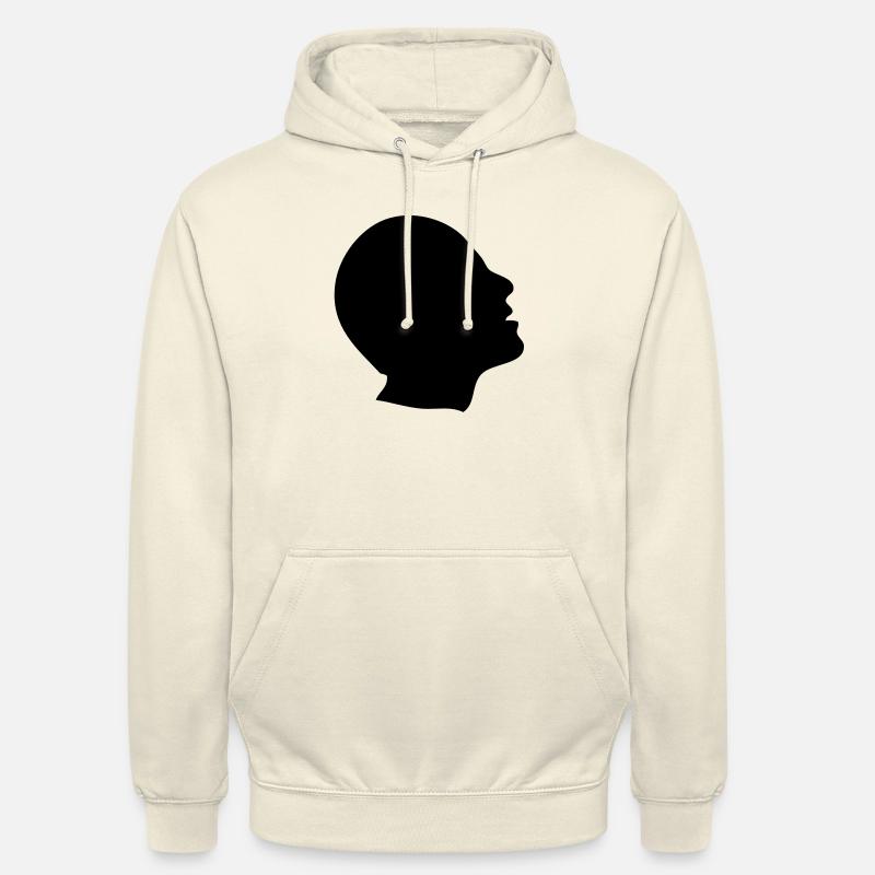 Kopfprofil Kopf profile1 - Unisex Hoodie - Vanille-Milchshake