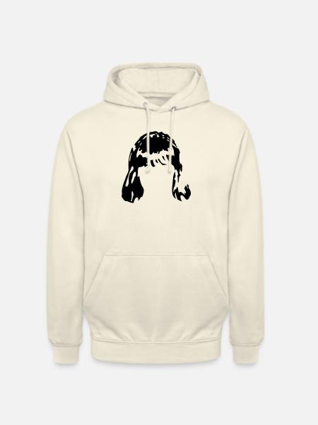 Haarperücke Haar wig1 - Unisex Hoodie - Vanille-Milchshake