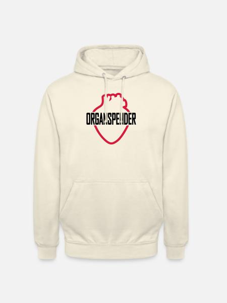 Organspender - Unisex Hoodie - Vanille-Milchshake