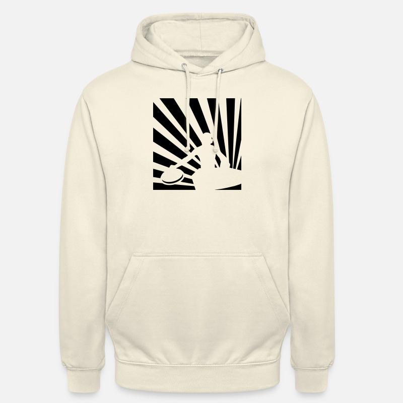 DeeJay - Sweat-shirt à capuche unisexe - vanille