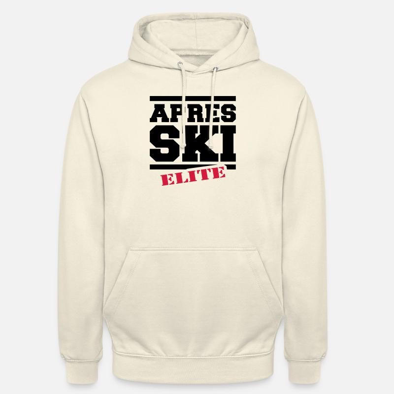 apres ski élite - Sweat-shirt à capuche unisexe - vanille