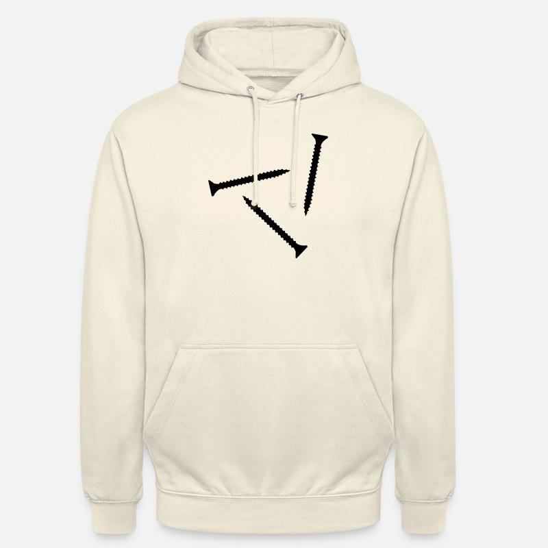 Vis - Sweat-shirt à capuche unisexe - vanille