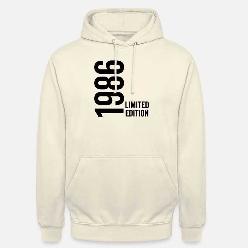 1986 Édition limitée - Sweat-shirt à capuche unisexe - vanille