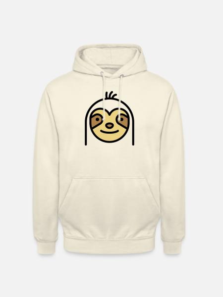 Sloth - Unisex Hoodie - vanilla