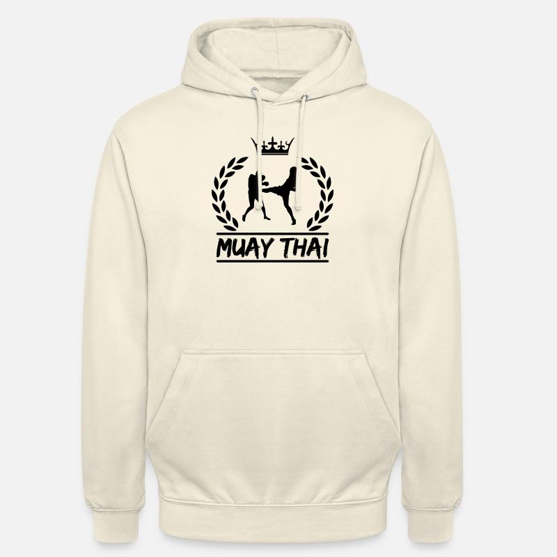 Muay Thaï - Sweat-shirt à capuche unisexe - vanille
