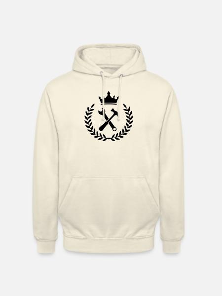 handwerk wappen - Unisex Hoodie - Vanille-Milchshake