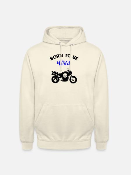 motorcycle - Unisex Hoodie - vanilla