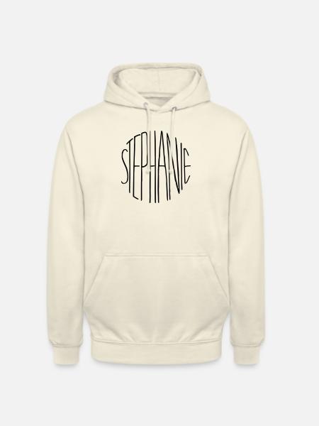 Stephanie - Sweat-shirt à capuche unisexe - vanille