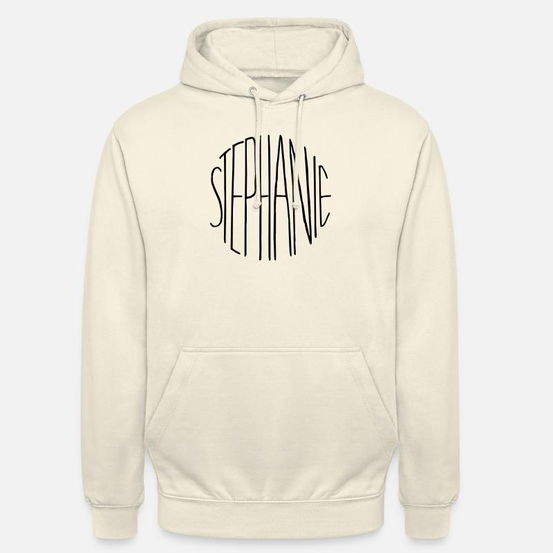 Stephanie - Sweat-shirt à capuche unisexe - vanille
